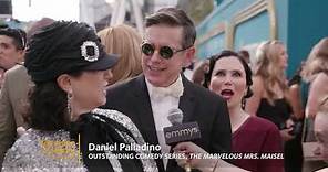 Amy Sherman-Palladino, Daniel Palladino & Alex Borstein on the 2022 Primetime Emmys Red Carpet