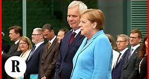 Nuovo tremore per Merkel: è la terza volta in meno di un mese