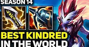 RANK 1 BEST KINDRED IN SEASON 14 - AMAZING GAMEPLAY! | League of Legends