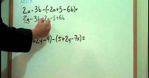 Operaciones Algebraicas: Suma, Resta, Multiplicacion y Division.