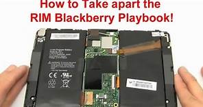 How to Blackberry Playbook Repair Directions