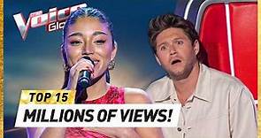 MOST VIEWED Blind Auditions with MILLIONS of VIEWS in 2023 on The Voice