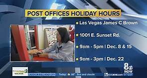 Post office extended hours for the holidays