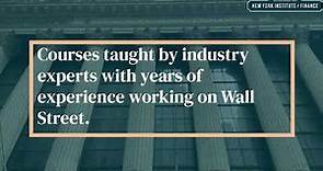 New York Institute of Finance | NYIF | Finance for Wall Street Professionals