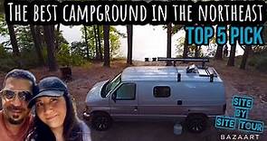 Myles Standish State Forest/we found the best campsite in the northeast/site by site tour and review