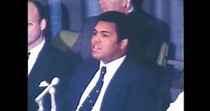 Muhammad Ali campaigns against apartheid (1978)