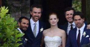See Jessica Chastain Tie the Knot in Stunning Custom Wedding Gown