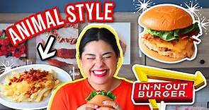 Recreando el MENU SECRETO DE IN-N-OUT * RECETA*!!! | RebeO