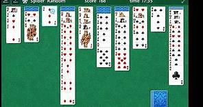 let's play spider solitaire (difficult four suits) how to solve a tough game