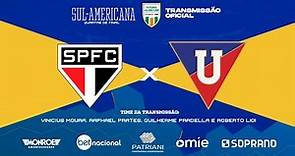 SÃO PAULO X LDU - Ao Vivo -TRANSMISSÃO OFICIAL Narração: Hugo Lago- Futebol Globo CBN