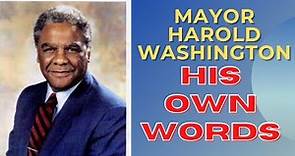 HAROLD WASHINGTON INTERVIEW CLIPS - URBAN STREET #Harold Washington