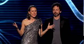 2015 Breakthrough Prize Ceremony: Alim Louis Benabid, Anne Wojcicki, Sergey Brin