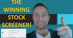 How to setup Zacks stock screener to find the best stocks.