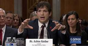 Ashton Kutcher FULL OPENING STATEMENT (C-SPAN)