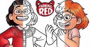 Coloring Turning RED. Mei Lee. Disney Turning Red Coloring Book