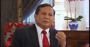 The Interview: Indonesian presidential candidate Prabowo Subianto