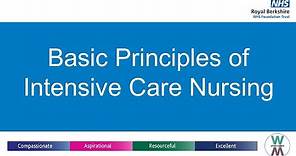 Basic Principles of Intensive Care Nursing