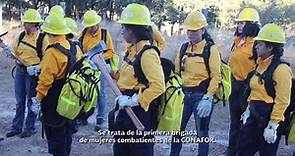 Brigada de mujeres contra incendios
