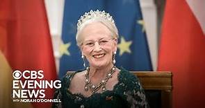 Denmark's Queen Margrethe II announces she's stepping down after 52 years on the throne
