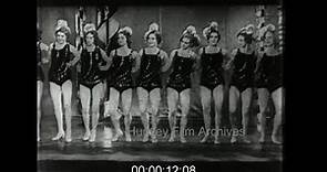 The Bluebell Girls dancing on stage, 1940s - Film 1000026