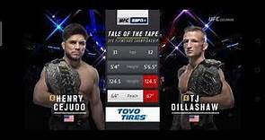 Henry Cejudo vs TJ Dillashaw. Full Fight.HD
