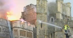 Retratado em 'The Crown': O Castelo de Windsor já sofreu um desastroso incêndio em 1992