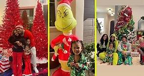Chris Brown & Diamond Brown celebrate Christmas Eve with kids