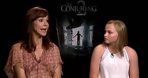 The Conjuring 2: Frances O’Connor & Madison Wolfe Official Movie Interview | ScreenSlam