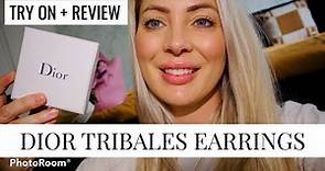 DIOR JEWELLERY UNBOXING | REVIEW, TRY ON, TARNISHING ISSUES | DIOR TRIBALES EARRINGS | billiexluxury