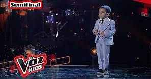 José Alejandro canta 'La Barca' en la semifinal | La Voz Kids Colombia 2022