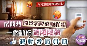 【冷氣使用】房間熱開冷氣降溫極耗電　一個動作遮陽隔熱減輕冷氣負荷 - 香港經濟日報 - TOPick - 健康 - 健康資訊