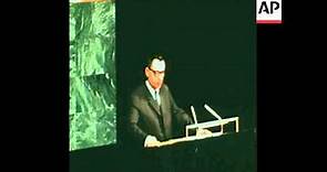SYND 22/10/70 SOVIET FOR MINISTER ANDREI GROMYKO SPEAKS AT THE UNITED NATIONS