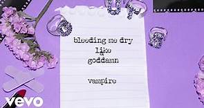 Olivia Rodrigo - vampire (Official Lyric Video)