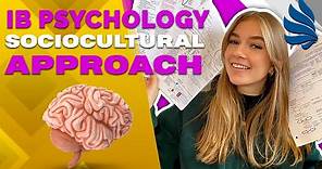 IB Psychology Revision Sociocultural Approach Cultural Dimensions