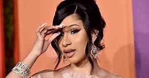 Cardi shows off toned bod in tiny bikini after admitting to weight gain