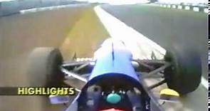Johnny Herbert spins Silverstone F1 1997