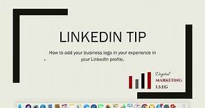 How to add your business logo into your LinkedIn profile