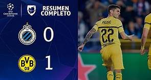 Brujas 0-1 Borussia Dortmund - GOL Y RESUMEN - Grupo A UEFA Champions League