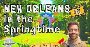 4K Walking Tour of New Orleans in Springtime | The Botanical Garden + City Park