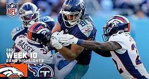 Denver Broncos vs. Tennessee Titans | 2022 Week 10 Game Highlights