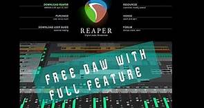 How to download and install Reaper