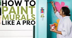 Learn How to Paint Murals Like A Pro | Like A Pro | HGTV Handmade