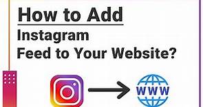 How to Add Instagram Feed to Your Existing Website | Non-Coder | Ishi Themes