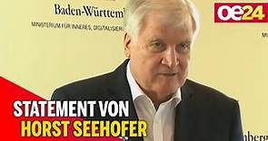 Horst Seehofer über aktuelle Corona-Lage in Deutschland