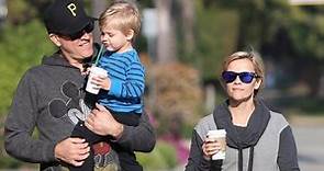 X17 EXCLUSIVE: Reese Witherspoon And Jim Toth Caffeinate Son Tennessee