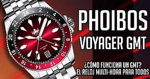 El Reloj Multi-Hora Para Todos - ¿Cómo Se Usa Un GMT Con Bisel Giratorio? Phoibos Voyager GMT
