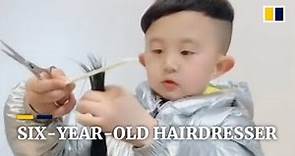 Meet the six-year-old hairdresser in southern China