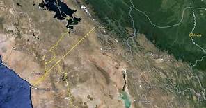 distancia aproximada de separacion entre las ciudades arica-chile y la paz-bolivia