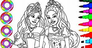 Barbie Colouring Drawings Disney's Barbie Princess in the DreamHouse Coloring Pages for Kids