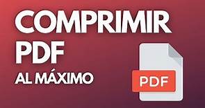 Reduce el tamaño de tu PDF al MÁXIMO ✅✅✅ | Online 100% | IlovePDF
